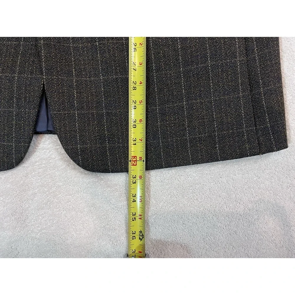 Vinceli Windsor Italian Lambswool 44R‎ Sport Coat Blazer Prince Of Wales Check